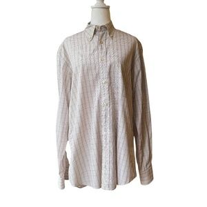 Zegna Soft Mens Button Down Shirt Medium